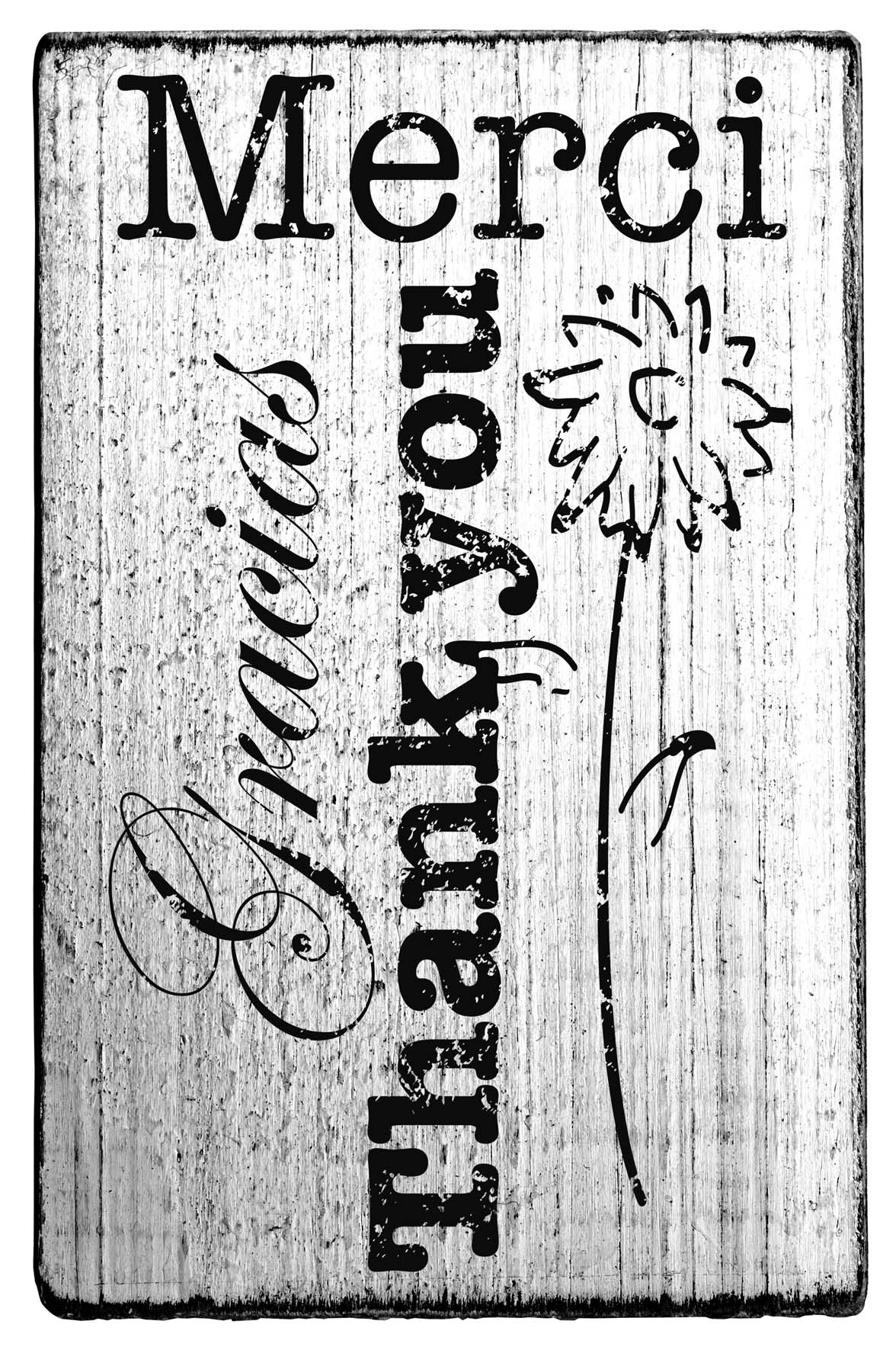 Vintage - Merci Gracias Thank you - V-01035