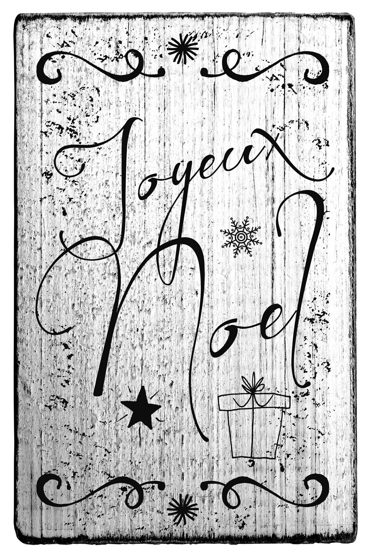 Vintage - Joyeux Noël (Geschenk) - V-01038