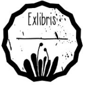 Woodies Textstempel &quot;Exlibris&quot; (v2) - W-08003