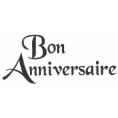 Text Stempel "Bon Anniversaire" - E-5446