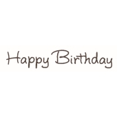 Text Stempel "Happy Birthday" - E-730