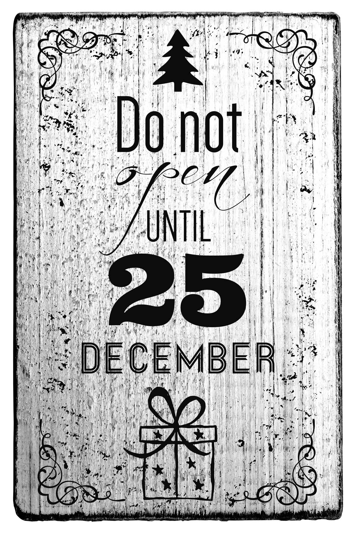 Vintage - Do not open until 25 - V-01037