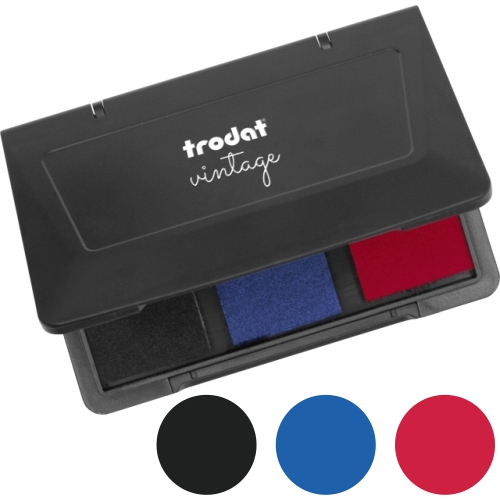 Trodat Vintage Accessories - Tampon encreur 3 couleurs - "Besondere Anlässe"