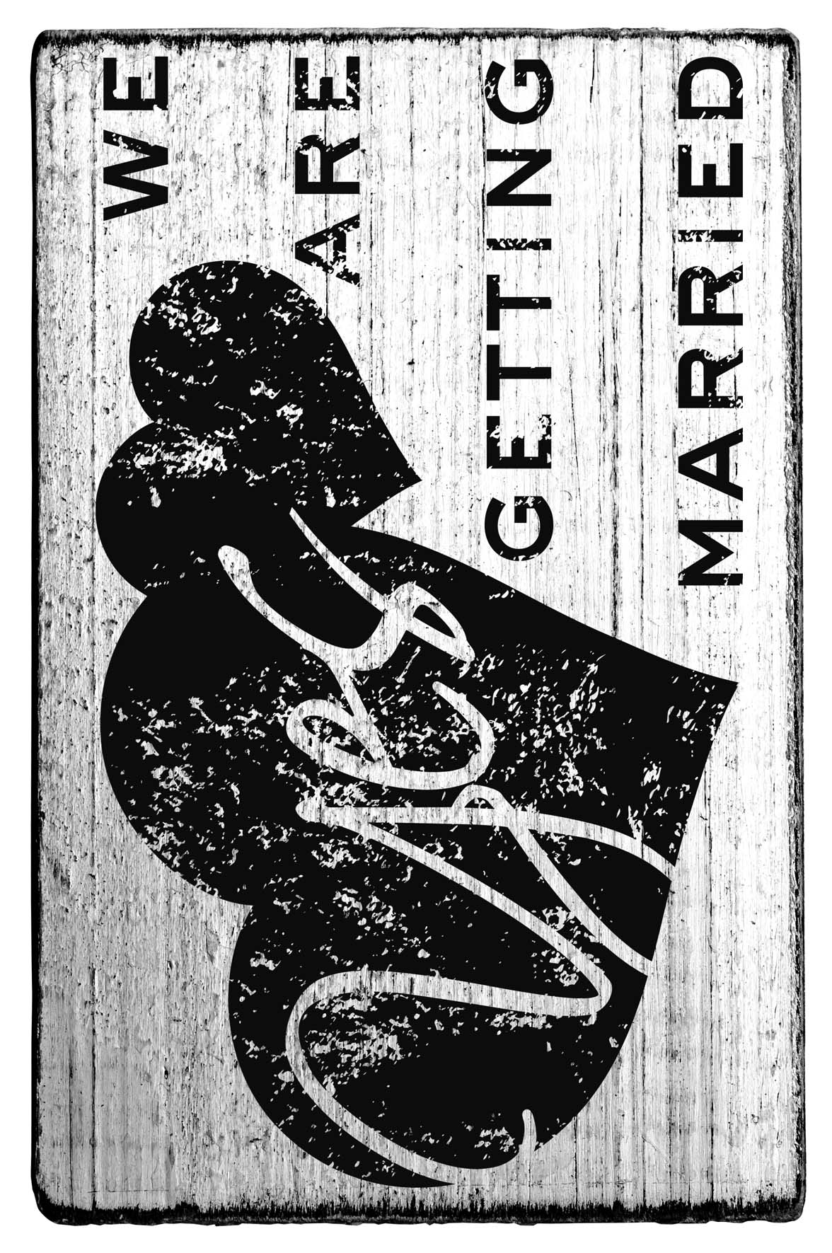 Vintage - We are getting married - V-01014